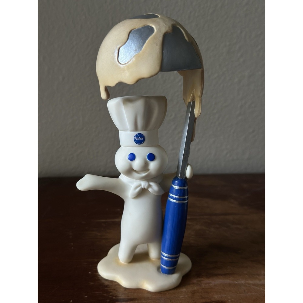Pillsbury Doughboy Figurine "Batter Up" (2002) by Danbury Mint